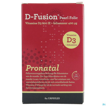 D-fusion pearl folic    caps 84