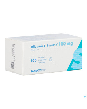 Allopurinol sandoz 100mg comp 100 nf