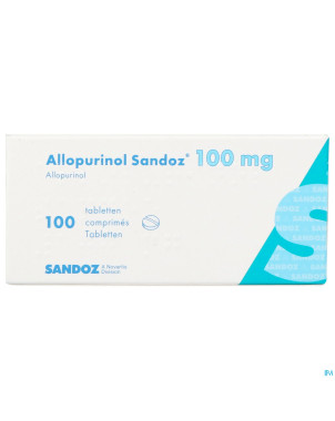 Allopurinol sandoz 100mg comp 100 nf