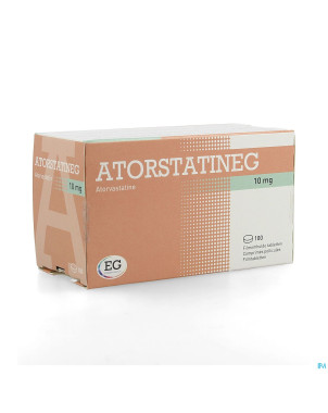 Atorstatineg 10mg comp pell 100