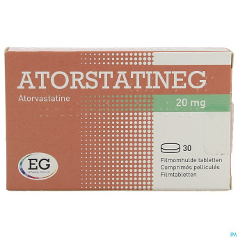 Atorstatineg 20mg comp pell  30