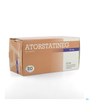 Atorstatineg 40mg comp pell 100