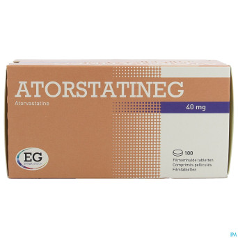 Atorstatineg 40mg comp pell 100