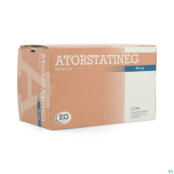 Atorstatineg 80mg comp pell 100