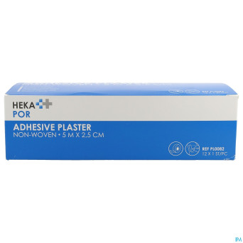 Hekapor bande adhesive non-tis. 5mx2,5cm roul 1