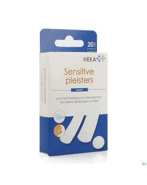 Heka otc sparadrap peau sensible assortiment 20