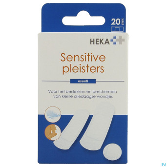 Heka otc sparadrap peau sensible assortiment 20