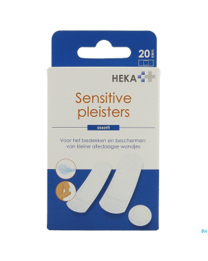 Heka otc sparadrap peau sensible assortiment 20