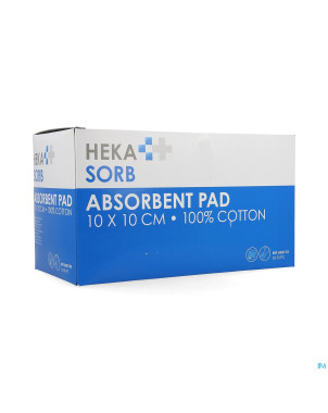 Hekasorb pansement absorbant n/sterile 10x10cm 50