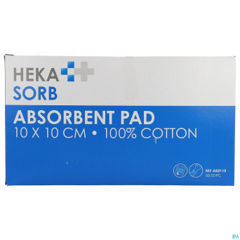 Hekasorb pansement absorbant n/sterile 10x10cm 50