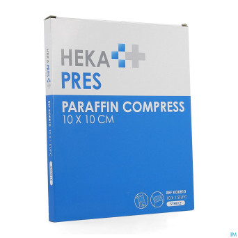 Heka compresse grasse pres sterile 10x10cm 10