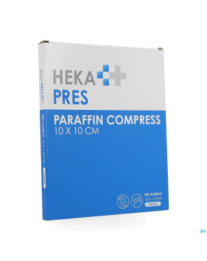 Heka compresse grasse pres sterile 10x10cm 10