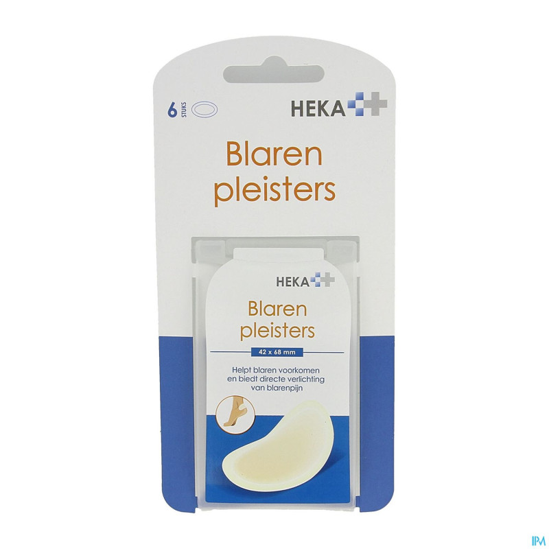 Hekaplast pansements ampoules 6