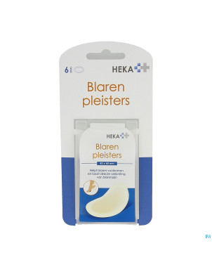 Hekaplast pansements ampoules 6