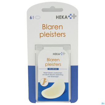 Hekaplast pansements ampoules 6
