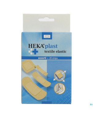 Heka otc sparadrap textile assortiment 20