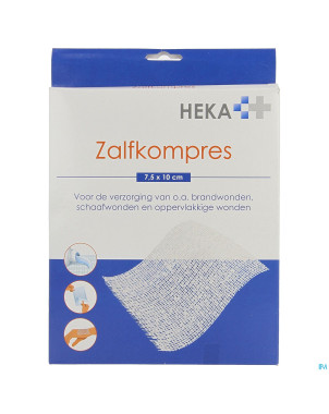 Hekapres compresse grasse 7,5x10cm 6