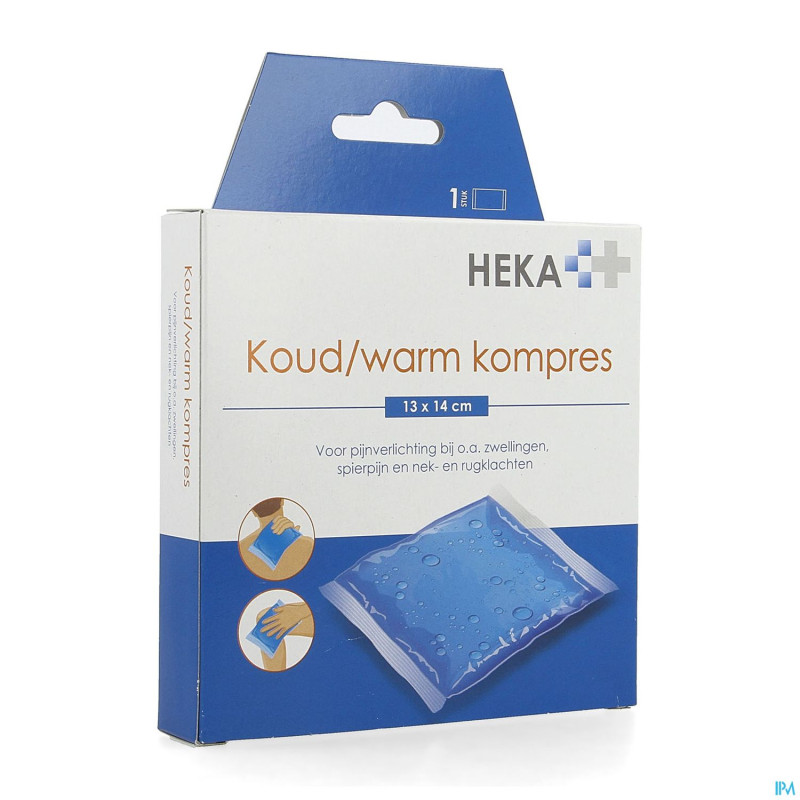 Heka compresse hot/cold small 13x14cm 1