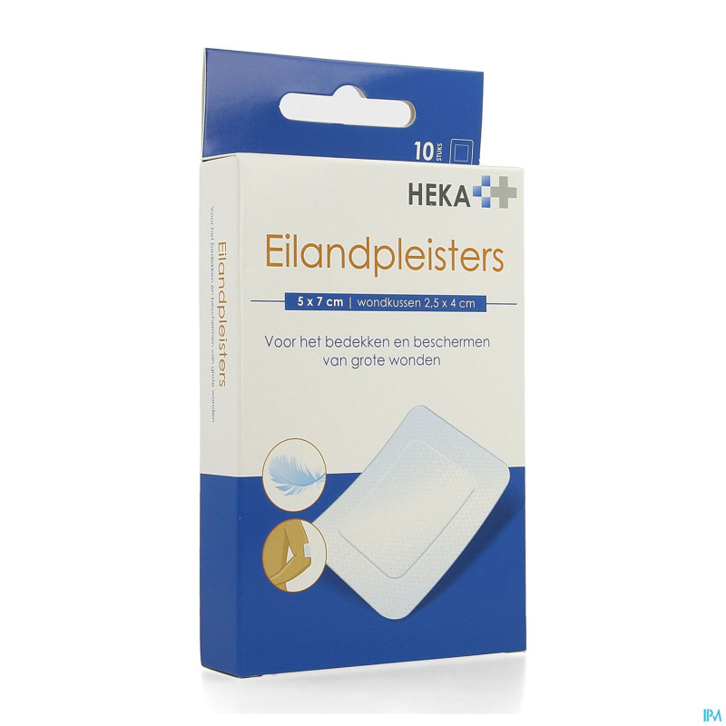 Heka zom rebord 5x7cm sterile 10