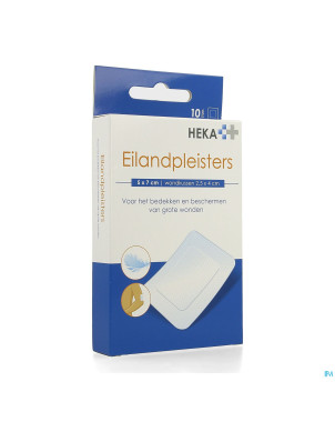 Heka zom rebord 5x7cm sterile 10