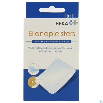 Heka zom rebord 5x7cm sterile 10