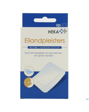 Heka zom rebord 5x7cm sterile 10