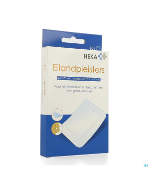 Heka zom rebord 6x10cm sterile 10