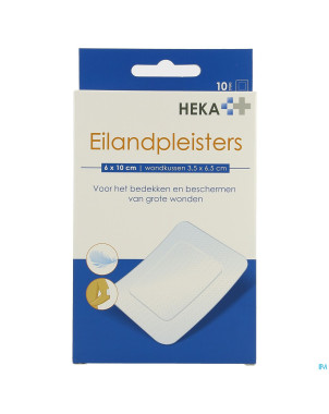 Heka zom rebord 6x10cm sterile 10