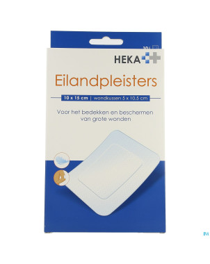 Heka zom rebord 10x15cm sterile 10