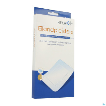 Heka zom rebord 10x20cm sterile 10