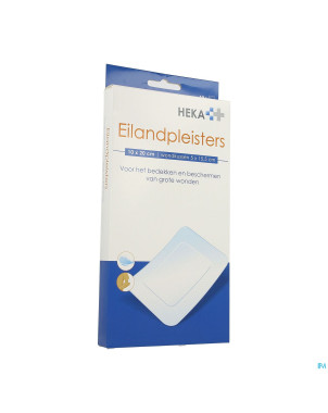 Heka zom rebord 10x20cm sterile 10