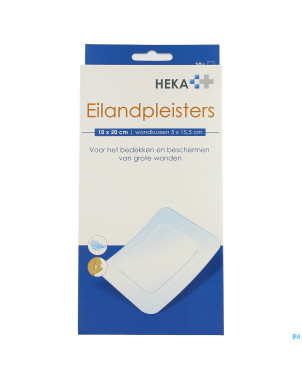 Heka zom rebord 10x20cm sterile 10