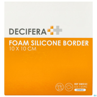 Decifera foam silicone border 10x10cm 5