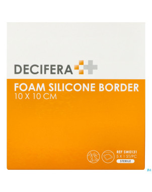 Decifera foam silicone border 10x10cm 5