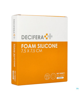 Decifera foam silicone 7,5x 7,5cm 5