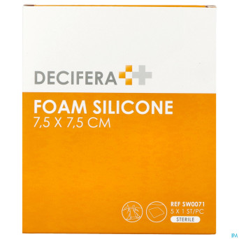Decifera foam silicone 7,5x 7,5cm 5