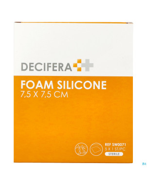 Decifera foam silicone 7,5x 7,5cm 5