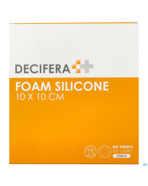 Decifera foam silicone 10x10cm 5