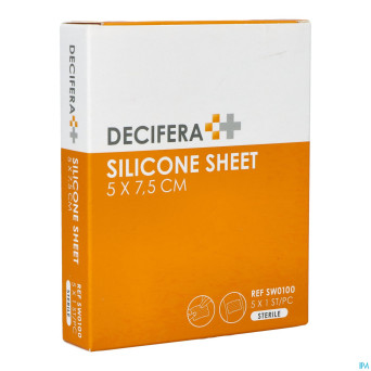 Decifera silicone sheet 5x 7,5cm 5