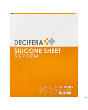Decifera silicone sheet 5x 7,5cm 5