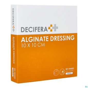 Decifera alginate dressing 10x10cm 5