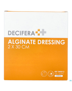 Decifera alginate dressing 2x30cm 5