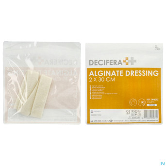 Decifera alginate dressing 2x30cm 5
