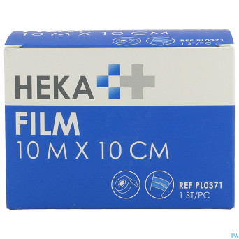 Heka film feuillet plaie 10mx10cm 1
