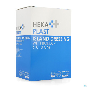Hekaplast border pansement ile sterile 6x10cm 50