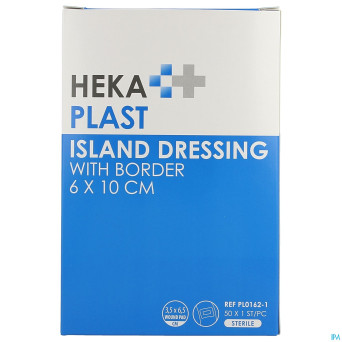 Hekaplast border pansement ile sterile 6x10cm 50