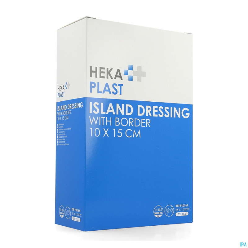 Hekaplast border pansement ile sterile 10x15cm 25
