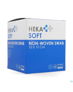Hekasoft compresse non-tis. sterile 10x10cm 2x50
