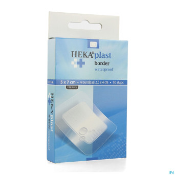 Heka zom rebord transparent etanche 5x7cm 10