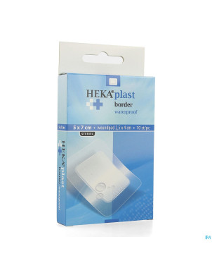 Heka zom rebord transparent etanche 5x7cm 10